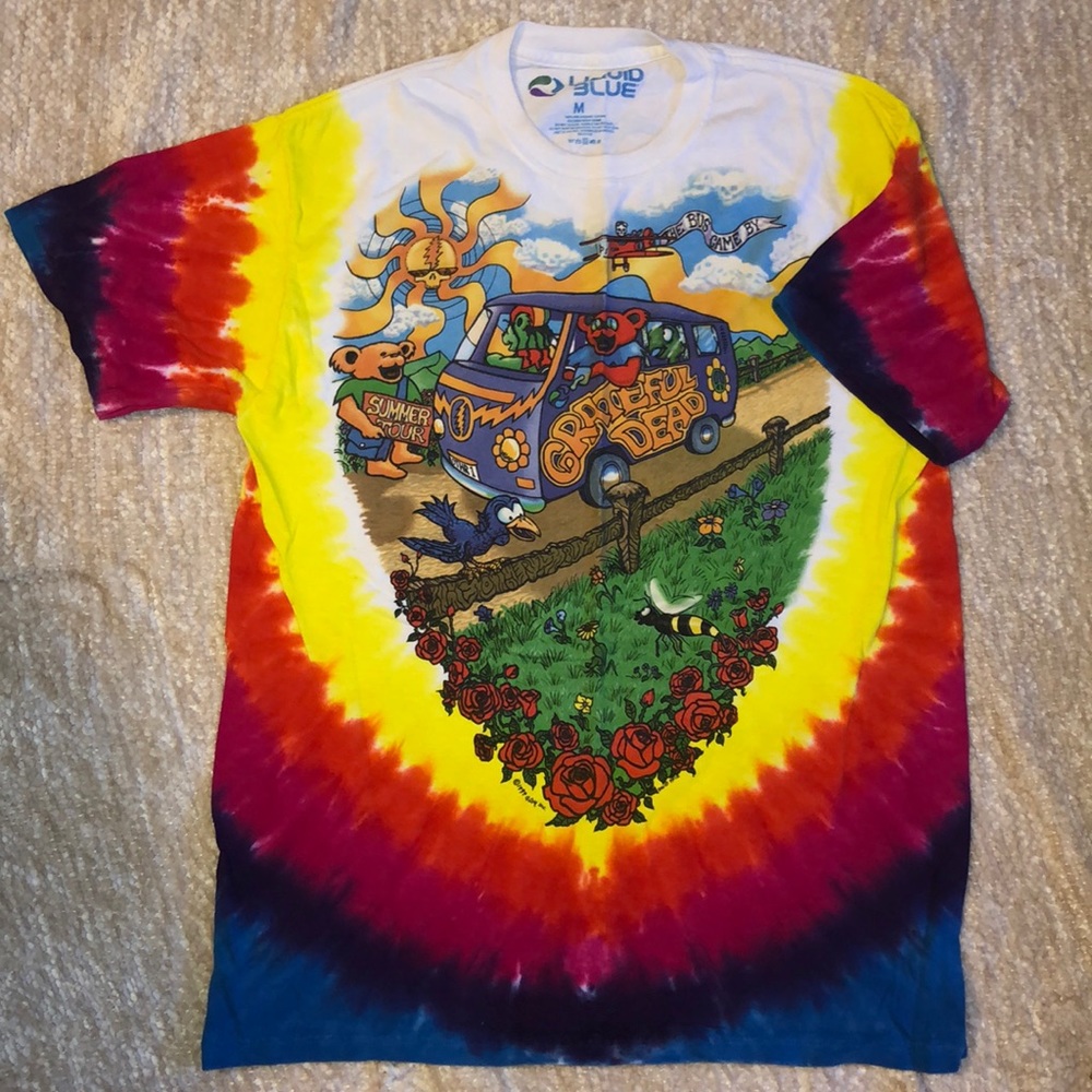 Grateful Dead Tie-Dye T-Shirt Size M